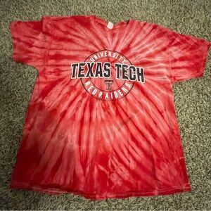 Texas Tech University tie dye t-shirt
